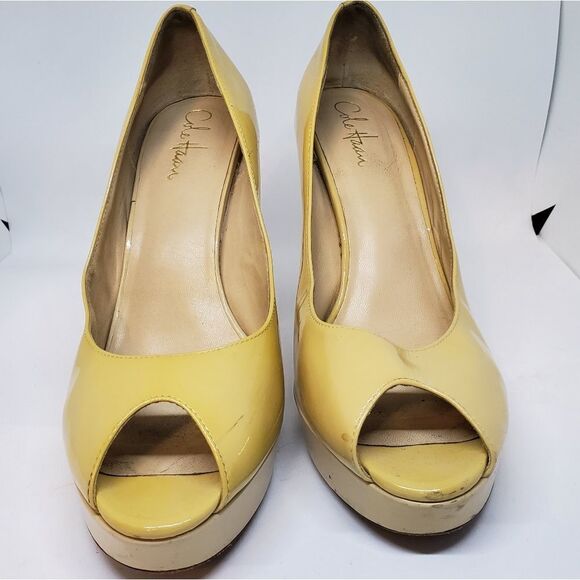 Cole Haan Chelsea Nike Air Peep Toe Heels (9.5) - Picture 3 of 9